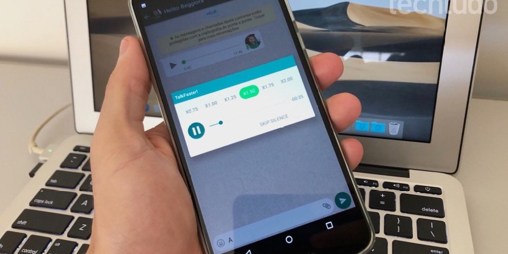 WhatsApp Web ganha função para acelerar mensagens de áudio